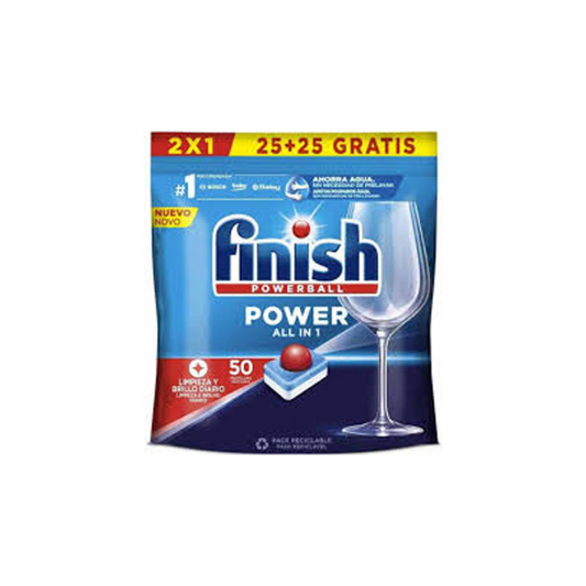 Finish 50 Κάψουλες Πλυντηρίου Πιάτων