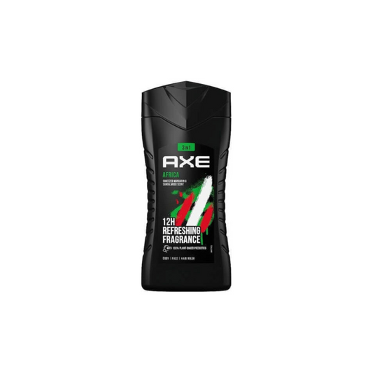 Axe Africa Αφρόλουτρο σε Gel για Άνδρες για Μαλλιά, Πρόσωπο & Σώμα 3in1 250ml