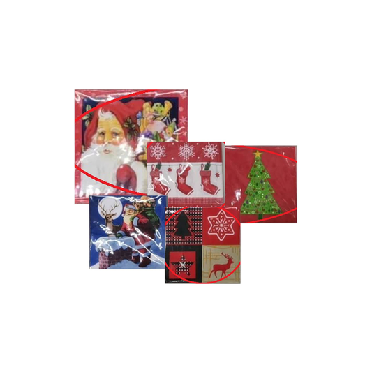 Xmasfest Χριστουγεννιάτικες Χαρτοπετσέτες 33x33εκ. 20τμχ