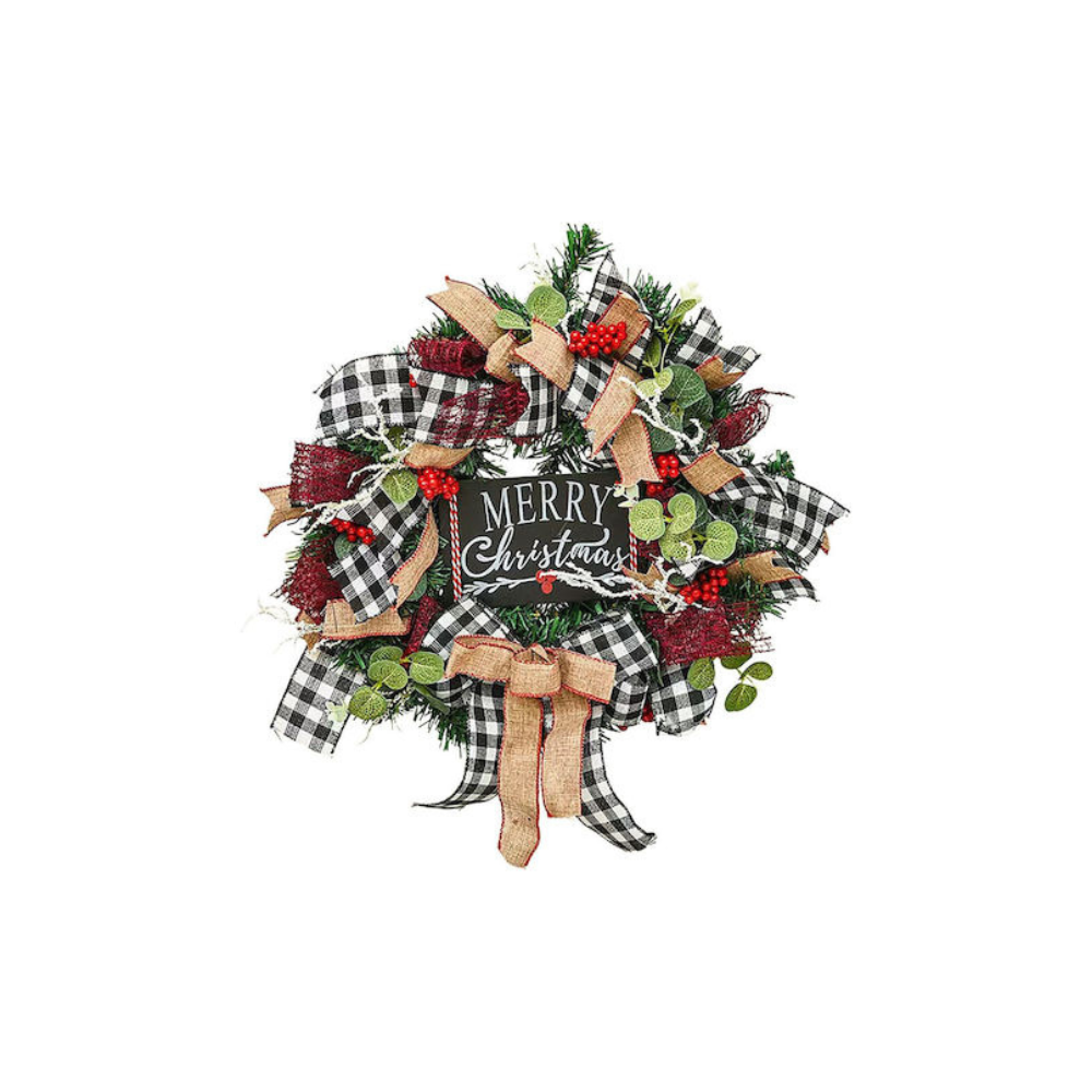 XMASfest Χριστουγεννιάτικο Διακοσμητικό Στεφάνι με Διάμετρο 30εκ. (93-3947)
