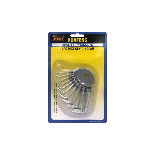 HOMie Σετ 10 Κλειδιά Allen σε Σχήμα L (96-56)