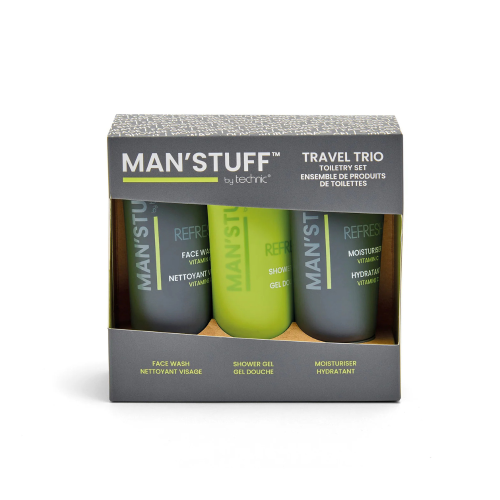 Man'Stuff Travel Trio - Σετ περιποίησης