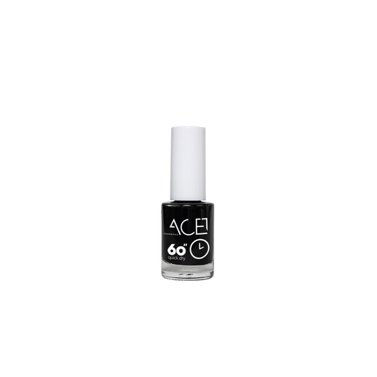 ACE Βερνίκι Νυχιών Quick Dry 004 Μαύρο