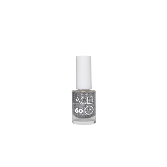 ACE Βερνίκι Νυχιών Quick Dry 034 Ασημί Glitter