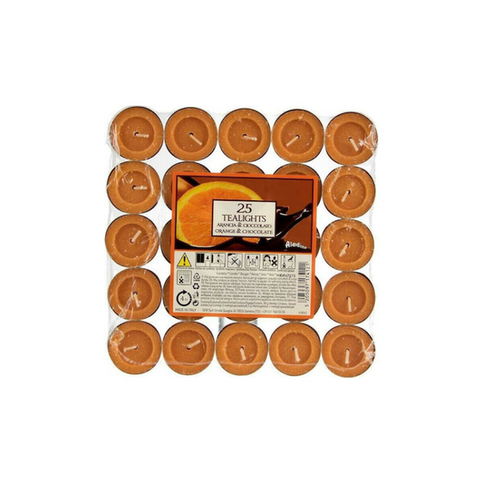 Art et Lumiere Ρεσώ με Άρωμα Orange & Chocolate σε Καφέ Xρώμα (έως 4 Ώρες Καύσης ) 25τμχ
