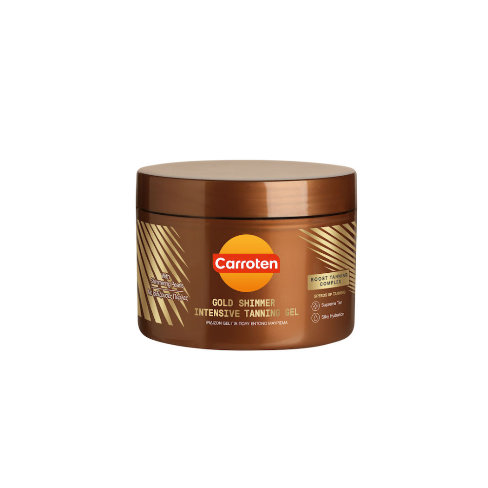 Carroten Gold Shimmer Intensive Gel Μαυρίσματος για το Σώμα 150ml