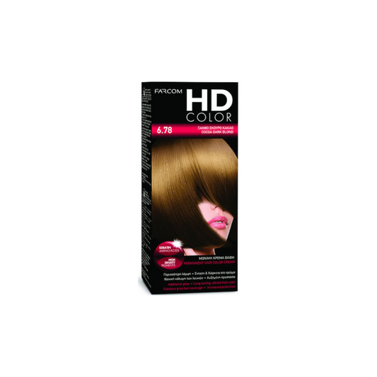 HD COLOR ΣΕΤ ΒΑΦΗΣ 60ML 6.78-ΞΑΝΘΟ ΣΚΟΥΡΟ