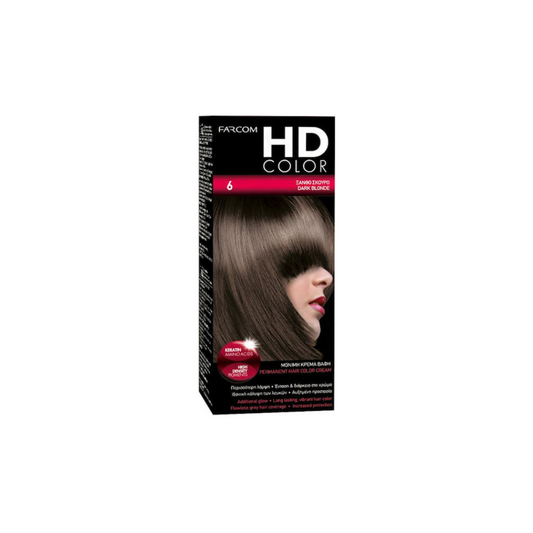 HD COLOR ΣΕΤ ΒΑΦΗΣ 60ML 6-ΞΑΝΘΟ ΣΚΟΥΡΟ