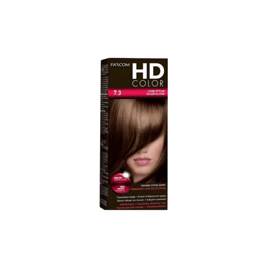 HD COLOR ΣΕΤ ΒΑΦΗΣ 60ML 7.3-ΞΑΝΘΟ ΧΡΥΣΑΦΙ