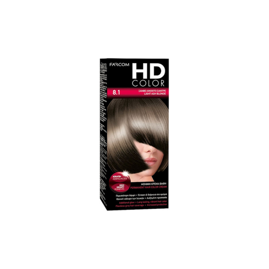 HD COLOR ΣΕΤ ΒΑΦΗΣ 60ML 8.1-ΞΑΝΘΟ ΑΝΟΙΚΤΟ ΣΑΝΤΡΕ