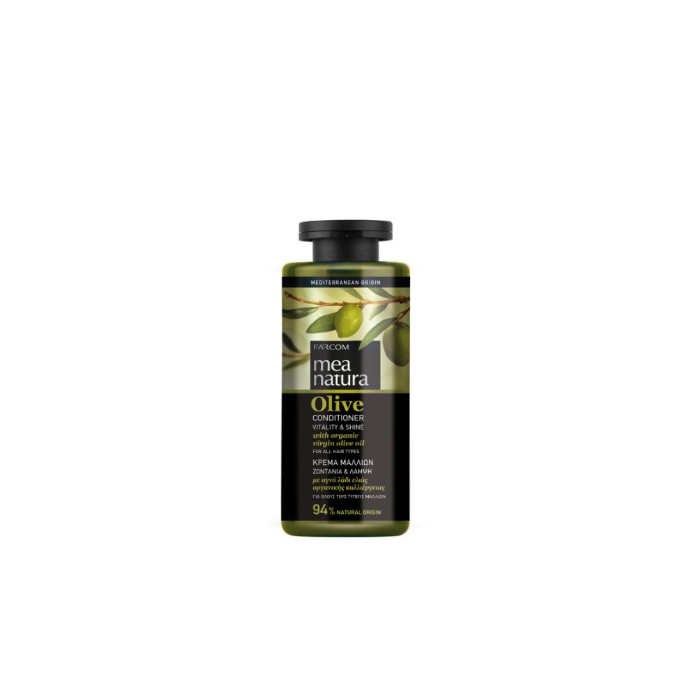 Mea Natura Olive Conditioner Ενυδάτωσης για Όλους τους Τύπους Μαλλιών 300ml
