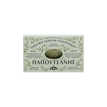 Papoutsanis Pure Olive Πράσινο Σαπούνι 4x125gr