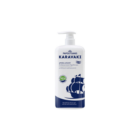 Papoutsanis Karavaki Αφρόλουτρο σε Gel Δροσιά Αιγαίου 750ml