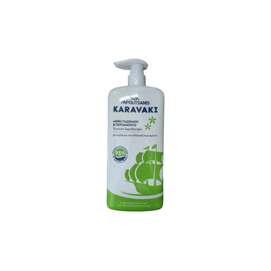 Papoutsanis Karavaki Αφρόλουτρο σε Gel Άνθη Γιασεμιού & Περγαμόντο 750ml