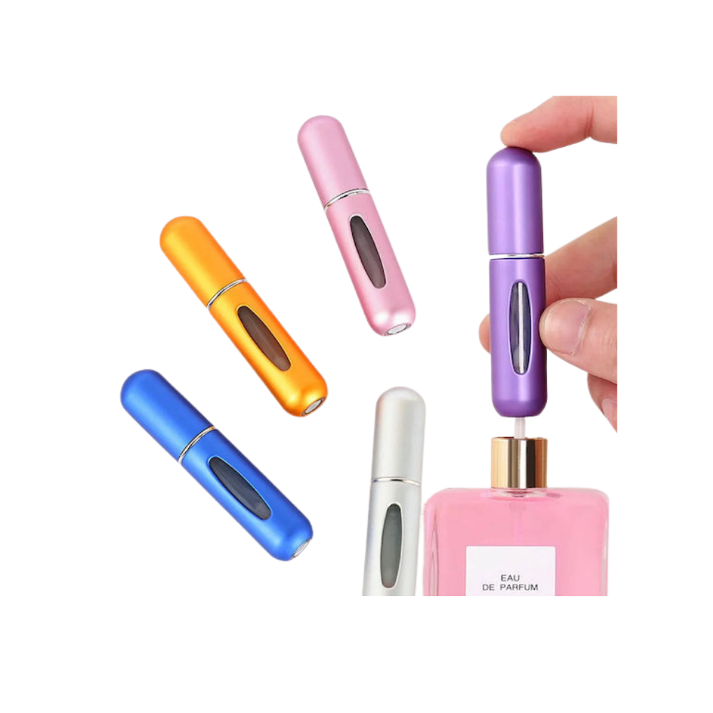 Φιαλίδιο ταξιδιού επαναγεμιζόμενο αρώματος 5 ml κόκκινο