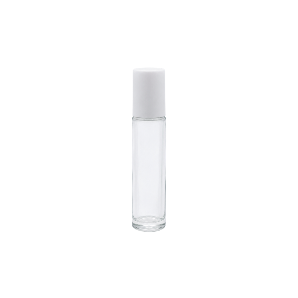 Roll on 12 ml ματ με άσπρο καπάκι