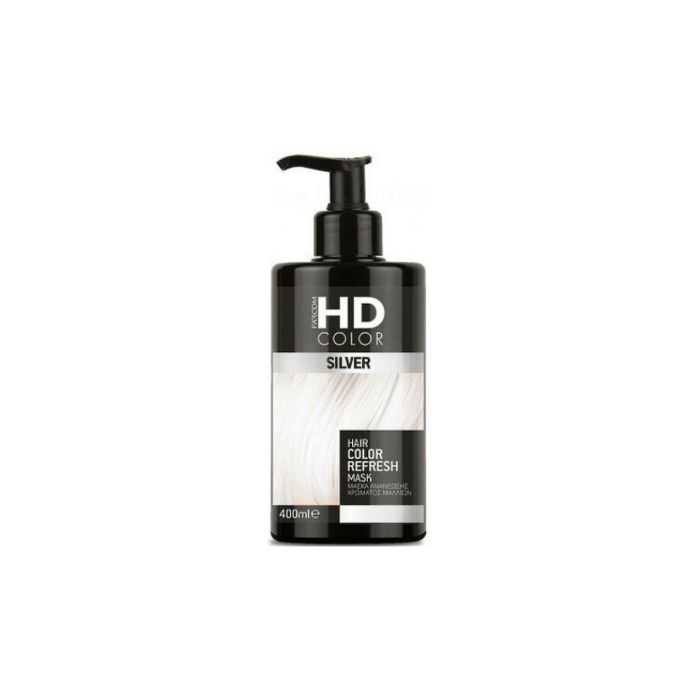 Farcom HD Hair Color Refresh Mask Προσωρινή Βαφή Μαλλιών Silver 400ml