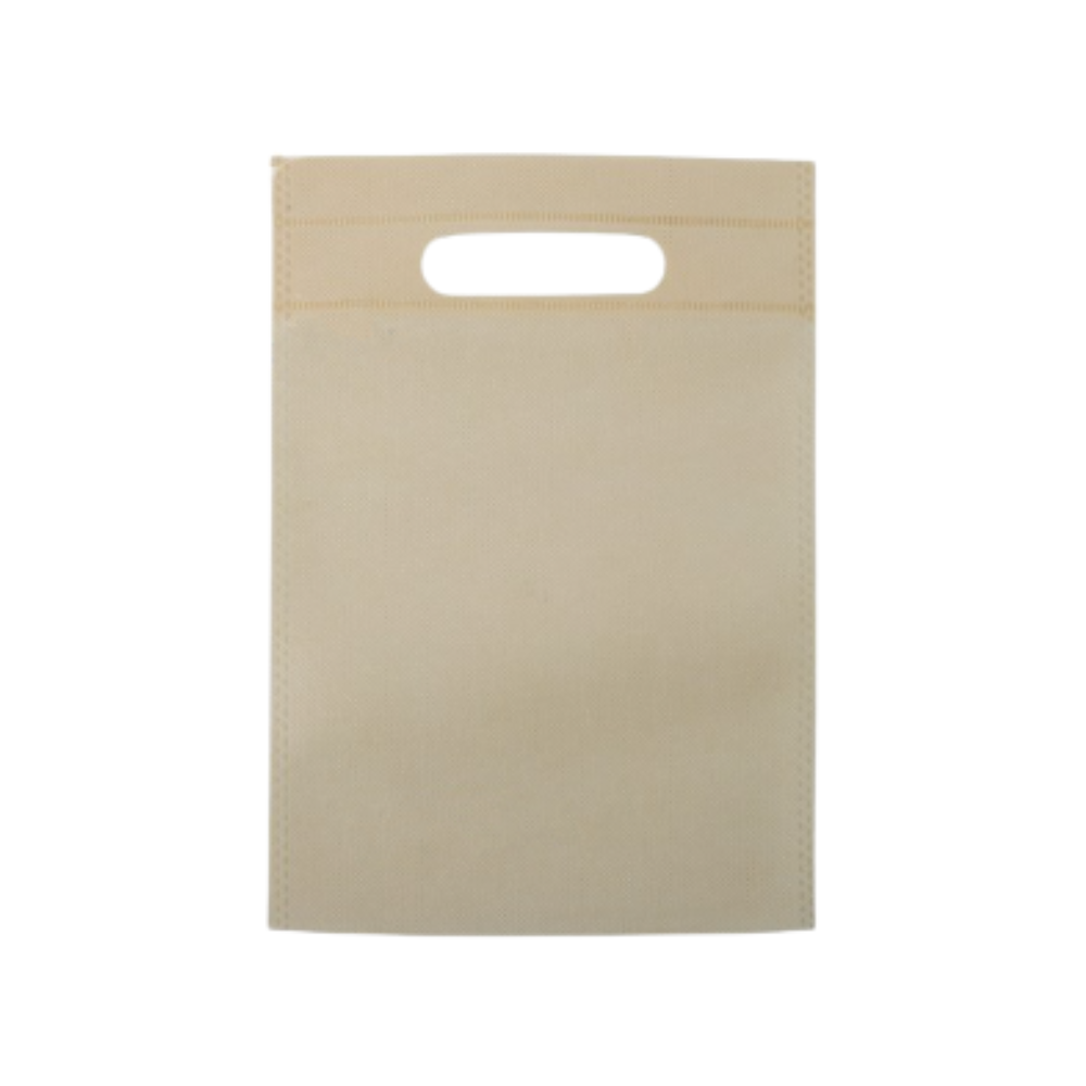 Τσάντα non woven με χειρολαβή 220x320 mm σε χρώμα μπεζ