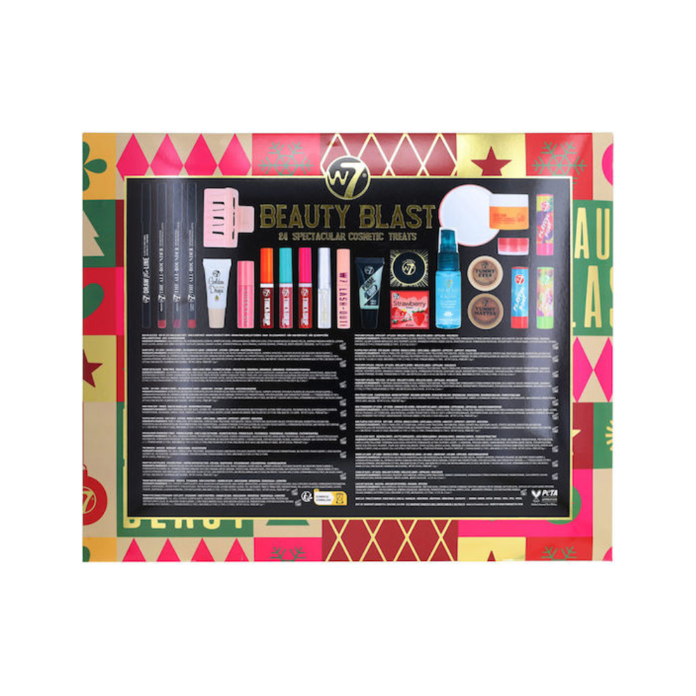 W7 Beauty Blast Makeup Advent Calendar 2024